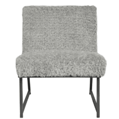 Sillon Frank Piel Sintetica Gris