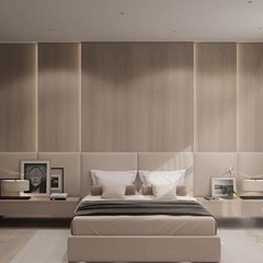 Cama base + mesa de luz a medida 31