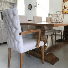 Mesa de comer de madera a medida 34