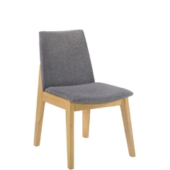 Sillas de madera con asiento acolchado 56 - Decormundo