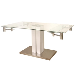 Mesa de vidrio extensible a medida 66 - Decormundo