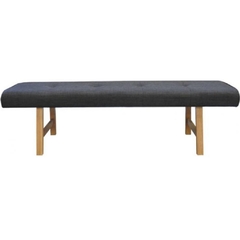 Banco de madera y asiento acolchado a medida 02 - comprar online