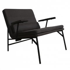 Sillones 1 cuerpo con apoyabrazos tapizado en ecocuero 62 - comprar online