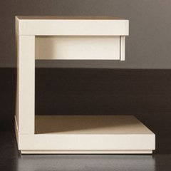 Mesa de Luz C laqueada en blanco a medida 05 - comprar online
