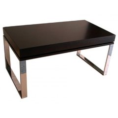 Mesa Baja con patas de metal y tapa de madera a medida 59