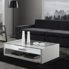 Mesa Baja con tapa de vidrio 62