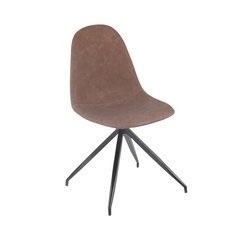 Sillas de caño en negro con asiento acolchado 54 - comprar online