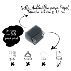 Sello Automatico solo Papel - quéséyo | Tienda Online
