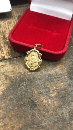 Pingente Medalha Nossa Senhora das Graças em Ouro 18kl/750 - comprar online