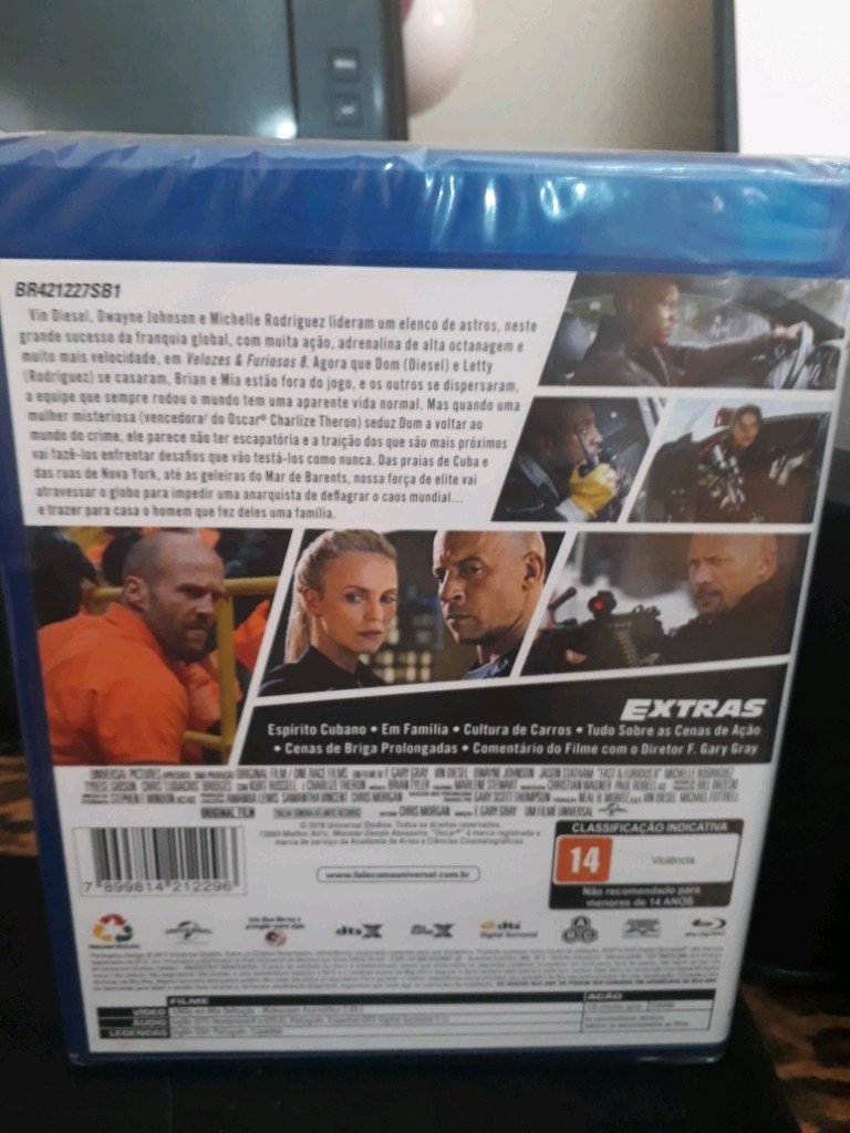 Blu-ray velocidade Furiosa 5 Com Vin Diesel