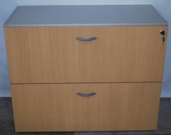 Archivo de 2 cajones de doble hilera para carpetas colgantes