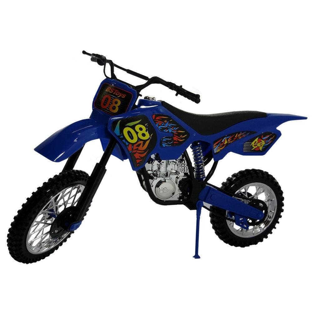 Moto De Trilha 27 Cm De Brinquedo Infantil Meninos BS Toys