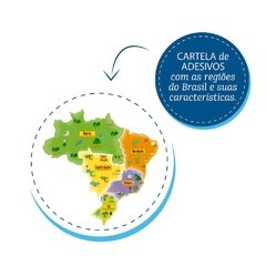 Imagem do Mapa do Brasil 3D Plástico - Elka
