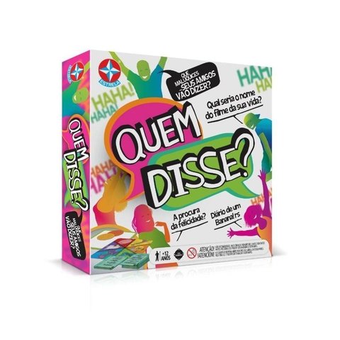 Jogo Divertido Quem Disse? Estrela Perguntas E Respostas na