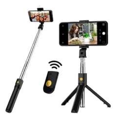 Bastão Tripé Mini 360º Pau De Selfie Bluetooth 3em 1 Celular - ARCADE BR 