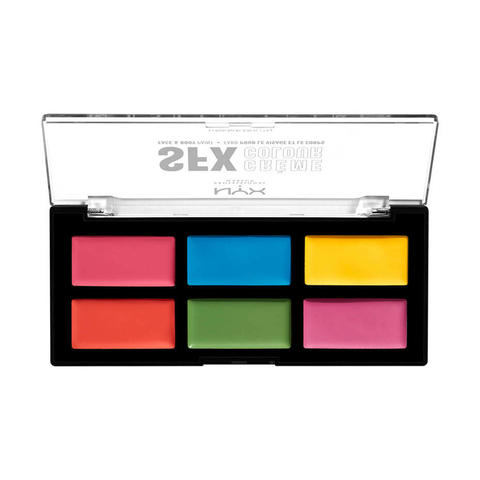 PALETA DE MAQUILLAJE CORPORAL SFX FACE & BODY PAINT BRIGHTS- NYX