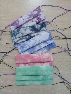 Barbijo shibori para Adultos y Niños - tienda online