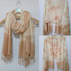 Pashmina Tintes Naturales (piel de cebolla) - comprar online