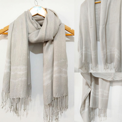 Pashmina Tintes Naturales carozo de palta - comprar online