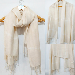 Pashmina Tintes Naturales carozo de palta - comprar online