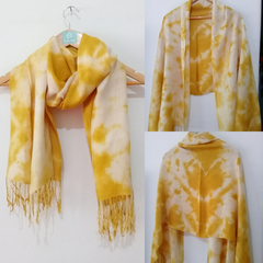 Pashmina Tintes Naturales piel de Cebolla - comprar online