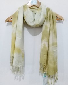 Pashmina Tintes Naturales flores de Copete