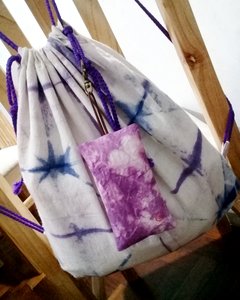Porta pañuelitos descartables Shibori - comprar online