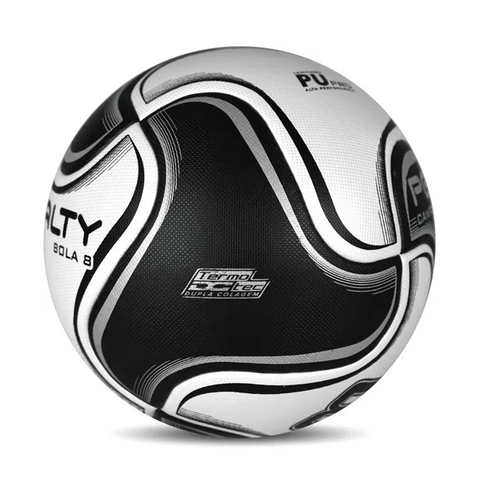 Bola Futebol de Campo 8 Pro XXI Branca/Preta - Penalty - comprar online