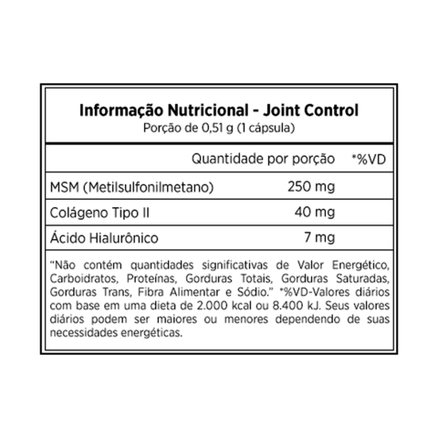 Joint Control 30 caps - Atlhetica Nutrition - comprar online