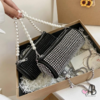 CARTERA LUXURY CON STRAS PERLAS