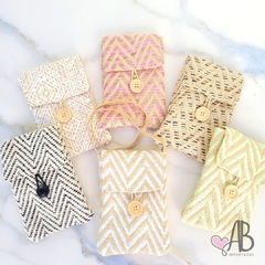 PHONE BAG TEJIDA DE RAFIA