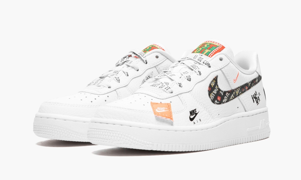 Desmenuzar bomba cocina Nike Air Force 1 Low Just Do It Pack White (GS)(2018)