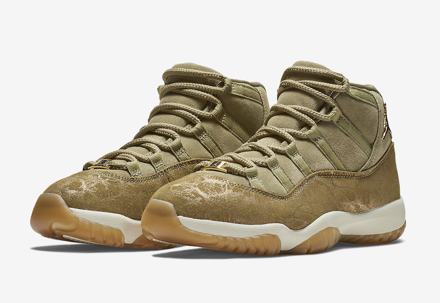 AIR Jordan RETRO 11 Neutral Olive (W) - jr sport