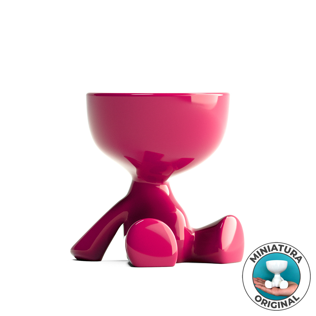 Mini Toy Sentado - Hot Pink