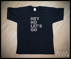 Ramoenes Hey Ho Let's Go - Blue Veins Remeras