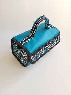 Necessaire Big Multifuncional Afra Aotepe II_Midnight_Tecido Africano_Out/Inv 2022