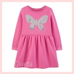 Vestido Mariposa Frizado