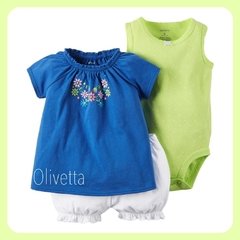 Trío Con Short Manzana
