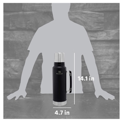 Termo Stanley Negro 1 lt - tienda online