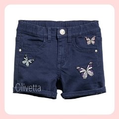 Short Mariposas Bordadas