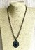COLLAR ADIL - CELESTE (Joyería artesanal marroquí: plata Bereber y piedras naturales) - tienda online