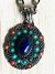 COLLAR ADIL - CELESTE (Joyería artesanal marroquí: plata Bereber y piedras naturales) - comprar online