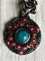 COLLAR REDO - ROJO (Joyería artesanal marroquí: plata Beréber y piedras naturales) - comprar online