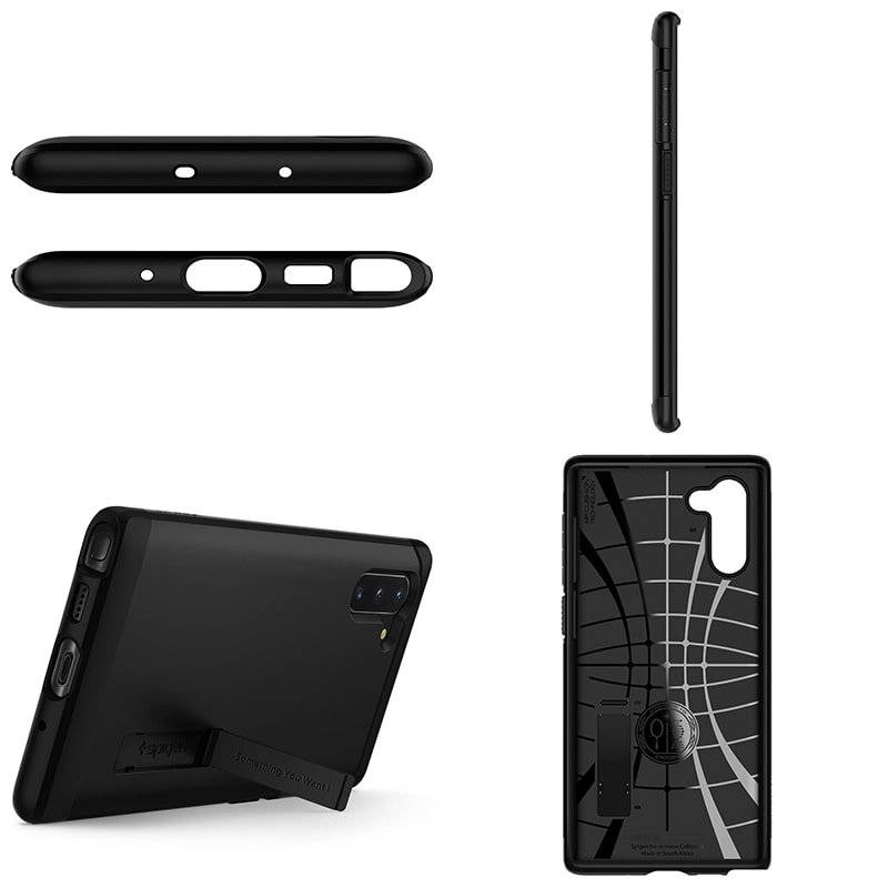 Capa Protetora Spigen Slim Armor para Samsung Galaxy Note 10 6.3 - Preto