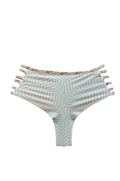 Tanga larga com tiras em lycra Biquíni - comprar online