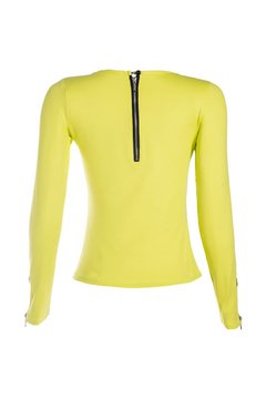 Blusa sport manga comprida básica em lycra