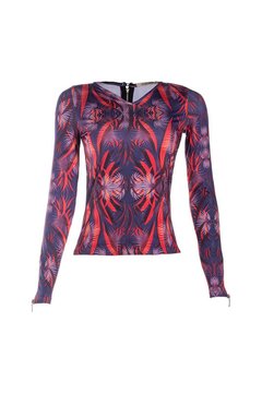Blusa sport manga comprida básica em lycra na internet