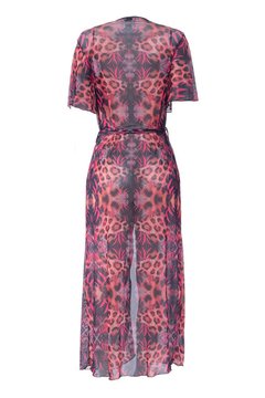 Kimono em malha de tule na internet
