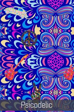 Imagem do Top cortininha em lycra Rock'n Roll Biquíni