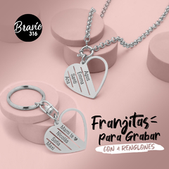813-4 Corazón Franjitas - comprar online